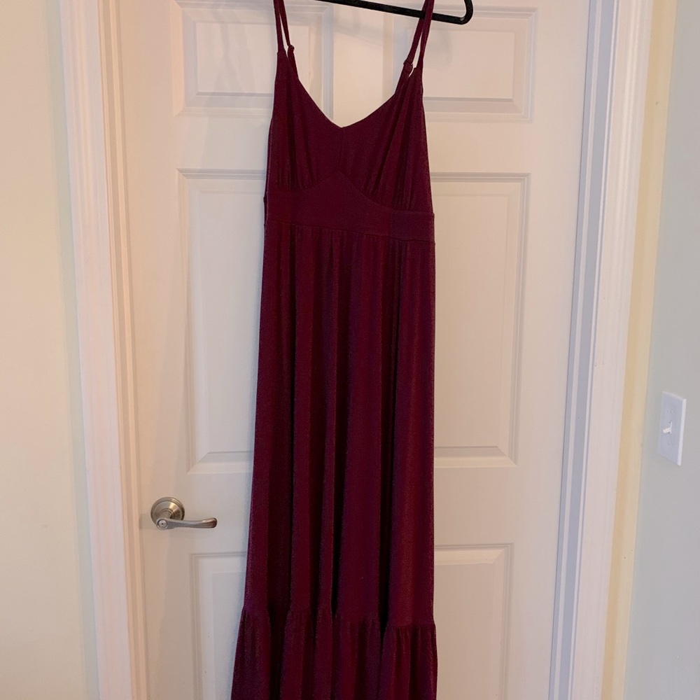 Torrid purple maxi dress never worn size 1